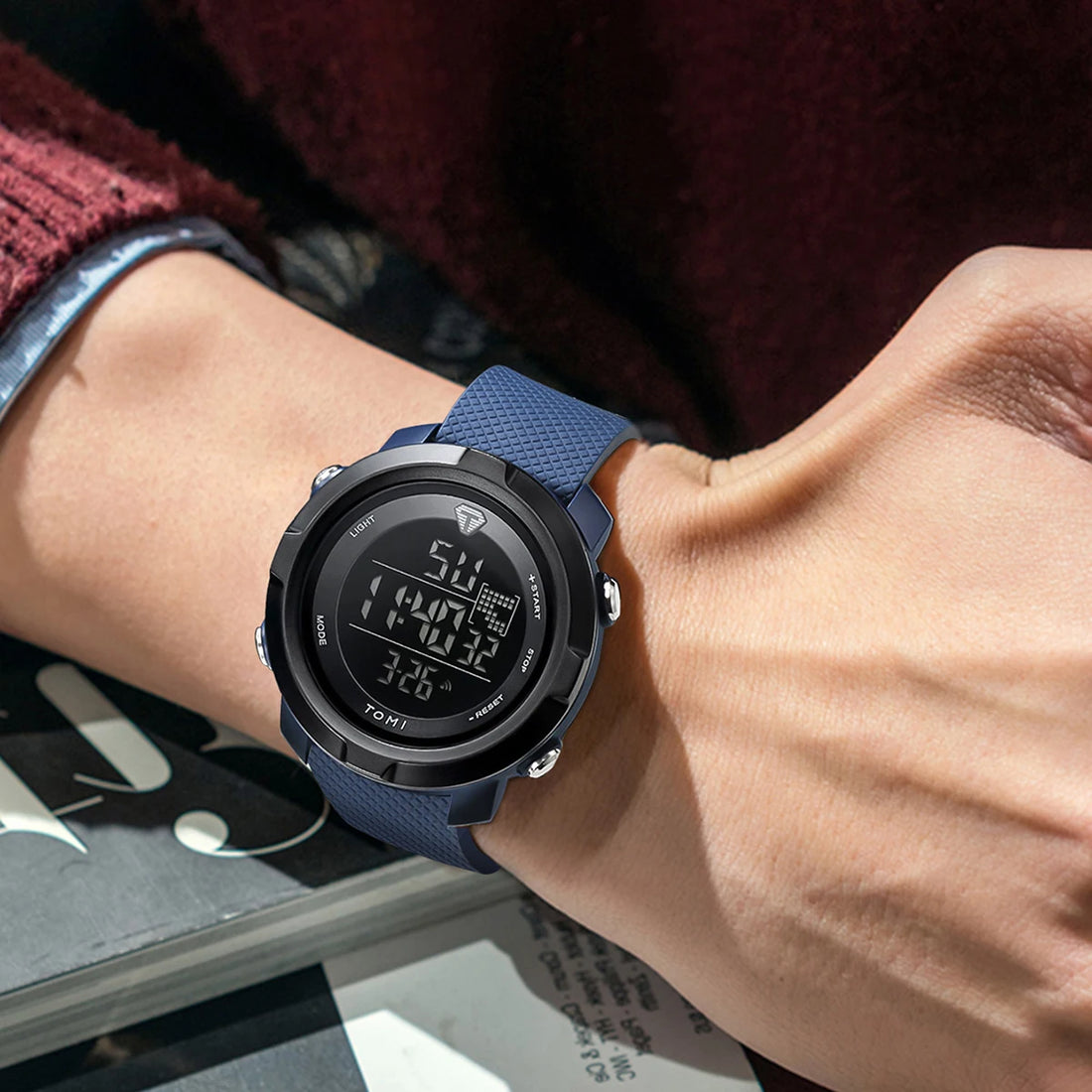 Unisex LED Digital Watch Pro Multi Function Fitness Tracker